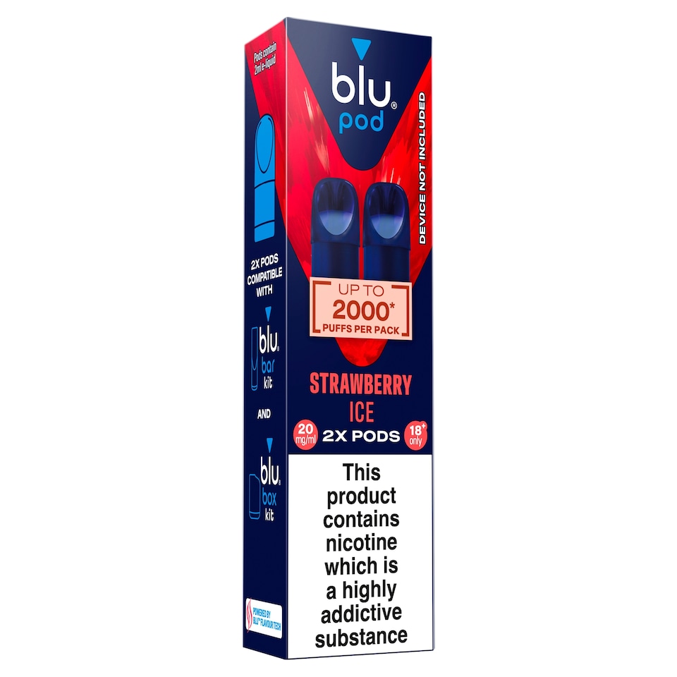 image 1 of blu Pod Strawberry Ice 20mg/ml 2x 2ml