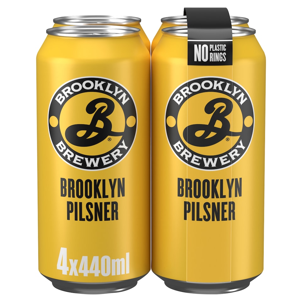 image 1 of Brooklyn Pilsner Lager Beer Cans 4x440ml