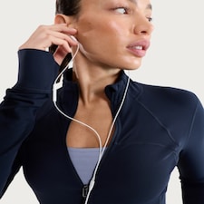 F&F Active ULTRAMOVE Zip Front Jacket in Navy