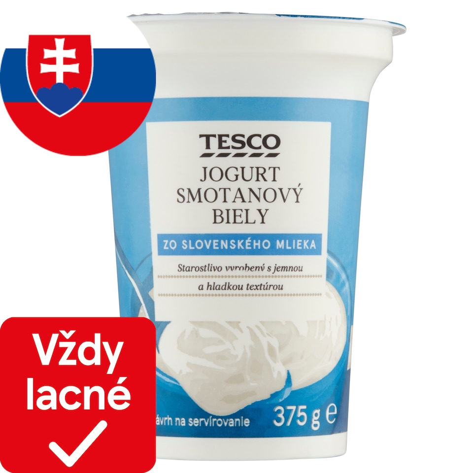 Tesco White Creamy Yoghurt 375 g