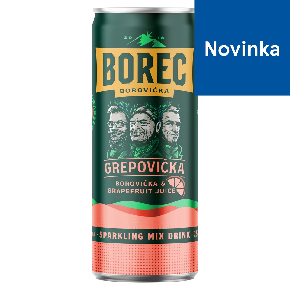 St. Nicolaus Borec Juniper Spirit & Grapefruit Juice 6 % 250 ml
