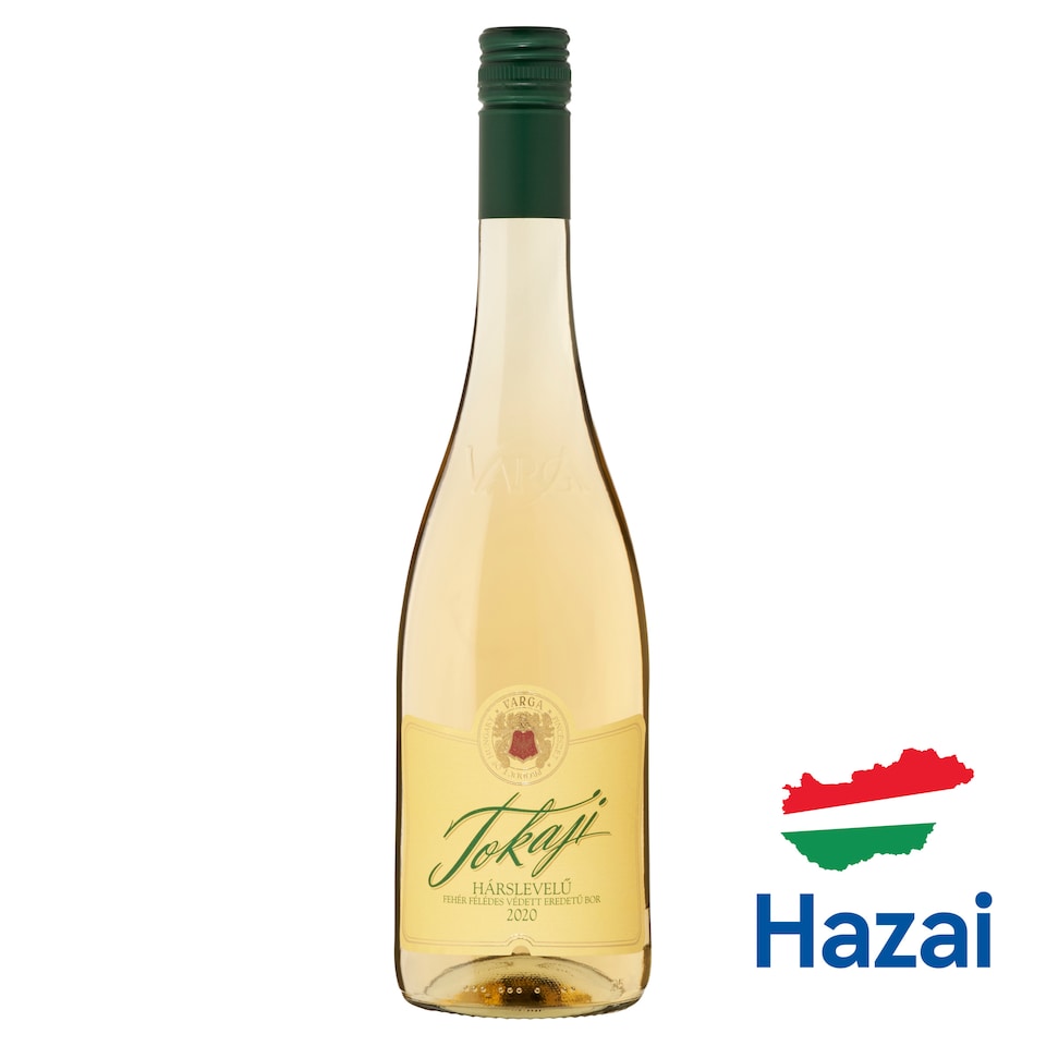 Varga Tokaji Hárslevelű félédes fehérbor 0,75 l