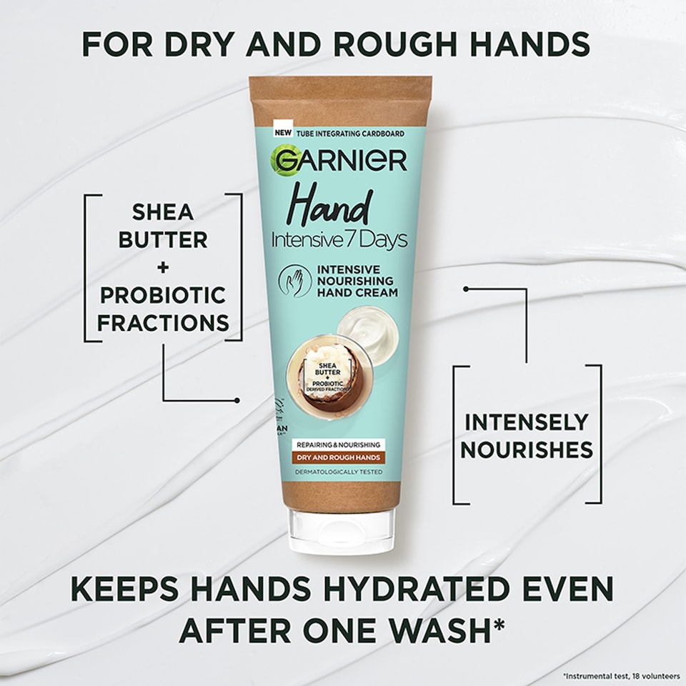 image 1 of Garnier Hand Intensive 7 Days Shea Butter Hand Cream 75ml