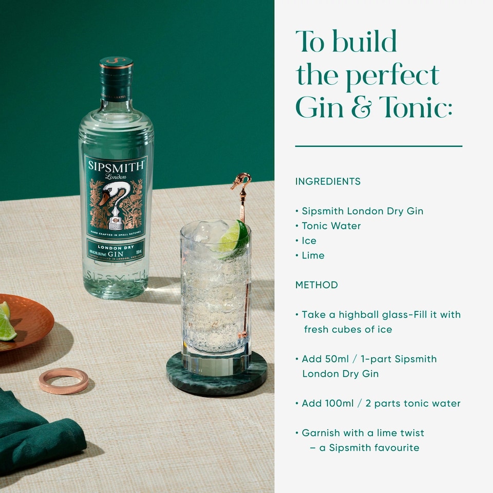 image 1 of SIPSMITH LONDON DRY GIN 70CL