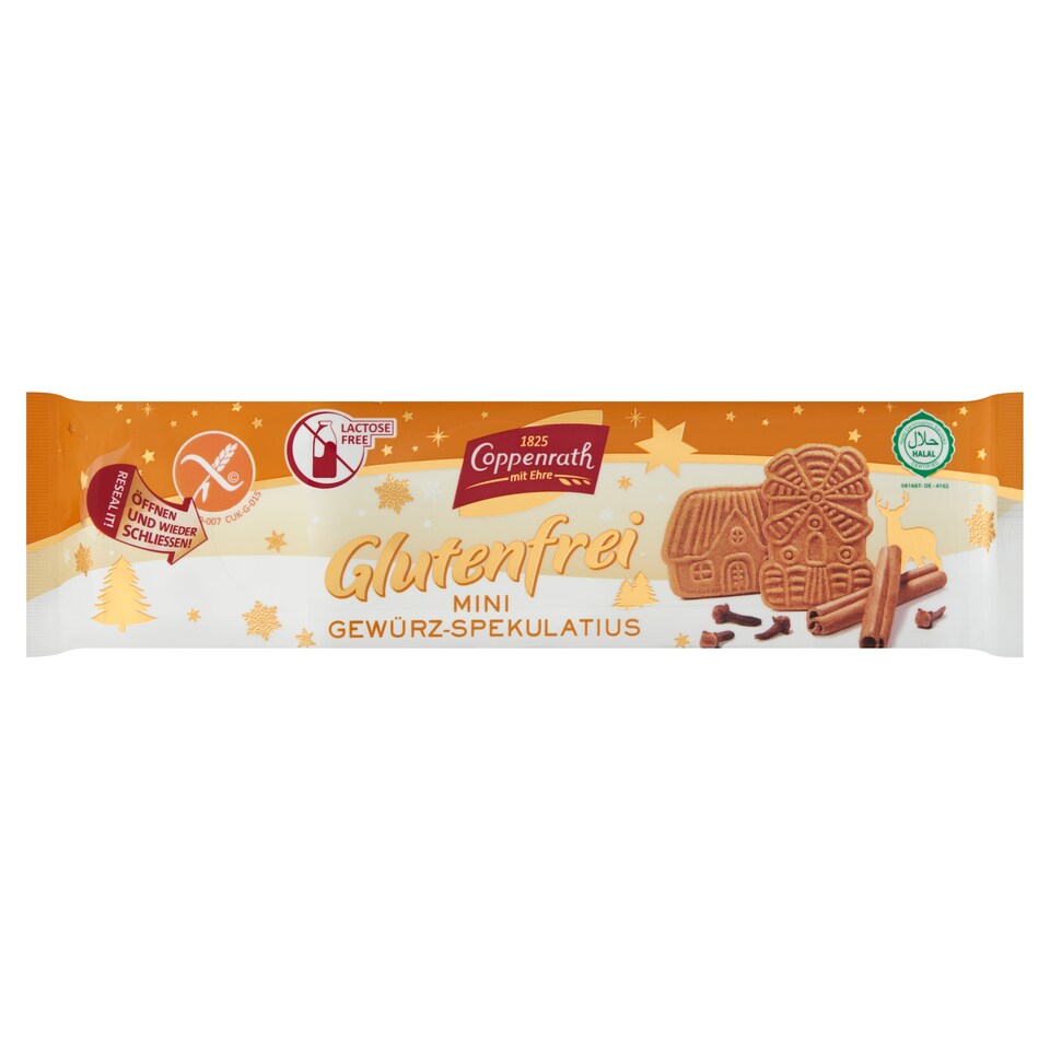 Coppenrath Mini Gluten-Free, Lactose-Free Spiced Biscuits 150 g