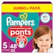 image 1 of Pampers Premium Protection 48 Nappy Pants Size 5