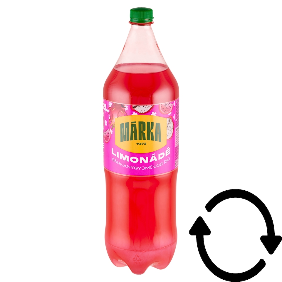 Márka Limonádé sárkánygyümölcsízű szénsavas üdítőital cukorral 2 l