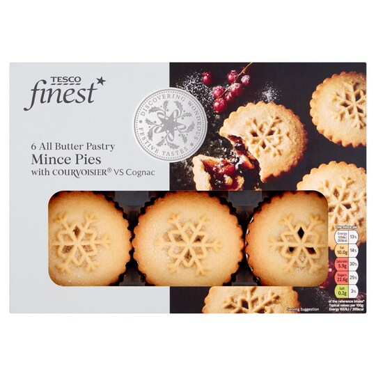 Tesco Finest Mince Pies 6 Pack Tesco Groceries chocolate-mince-pies-recipe-bbc-food