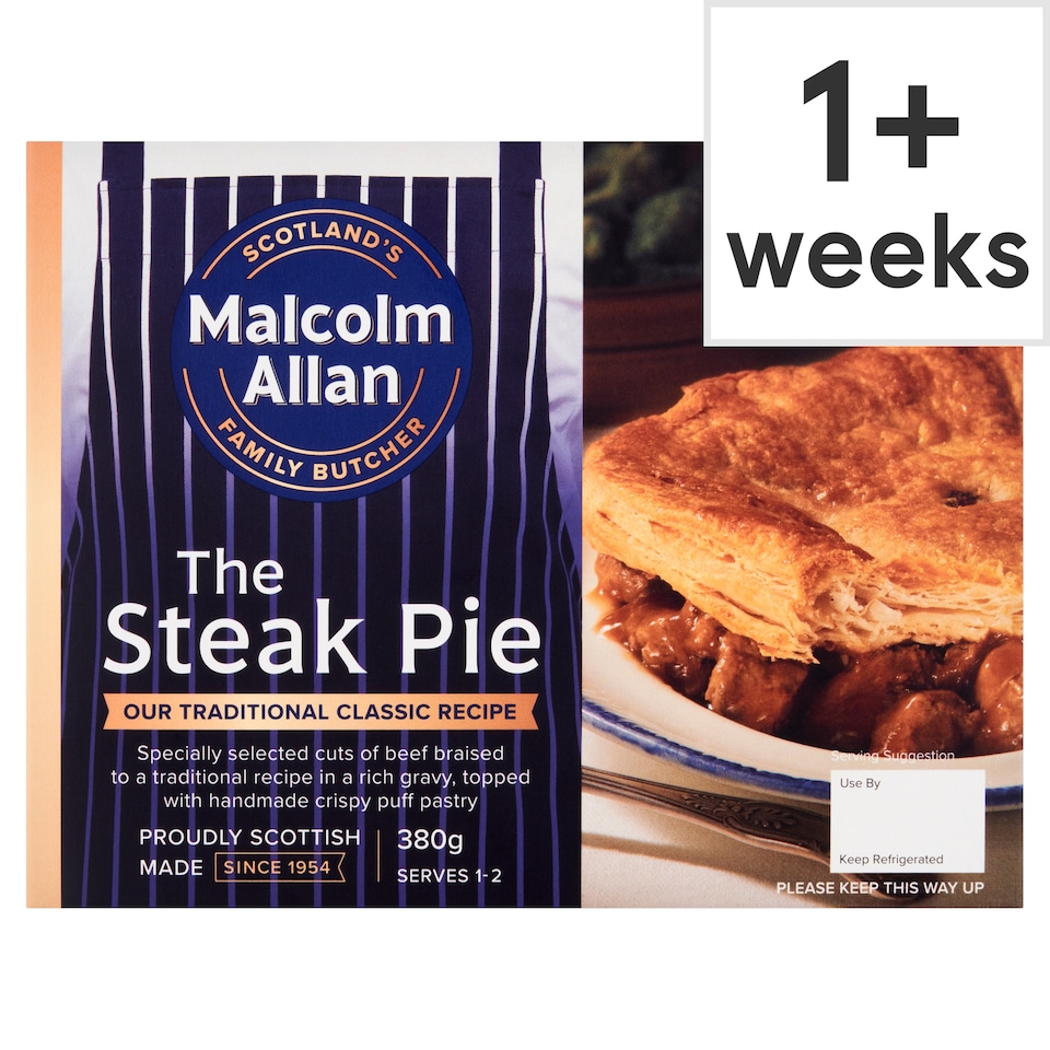 Malcolm Allan The Steak Pie 380g