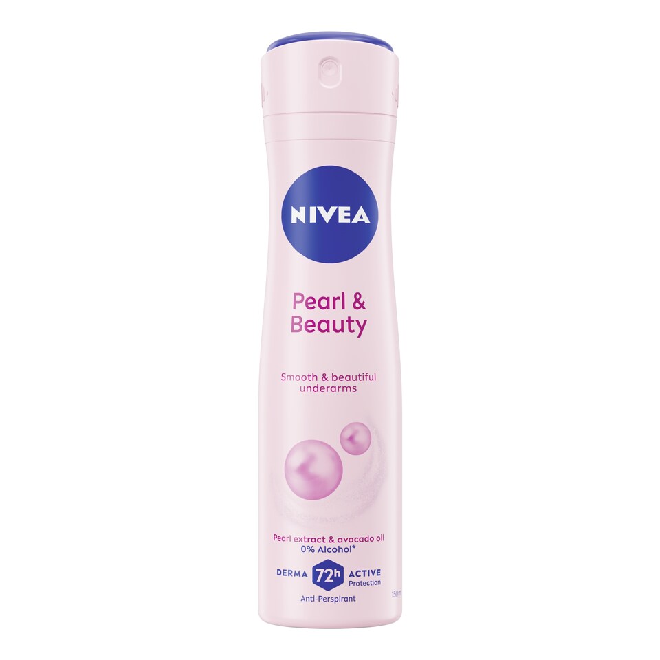 NIVEA Pearl & Beauty Antiperspirant Deodorant Spray 150ml
