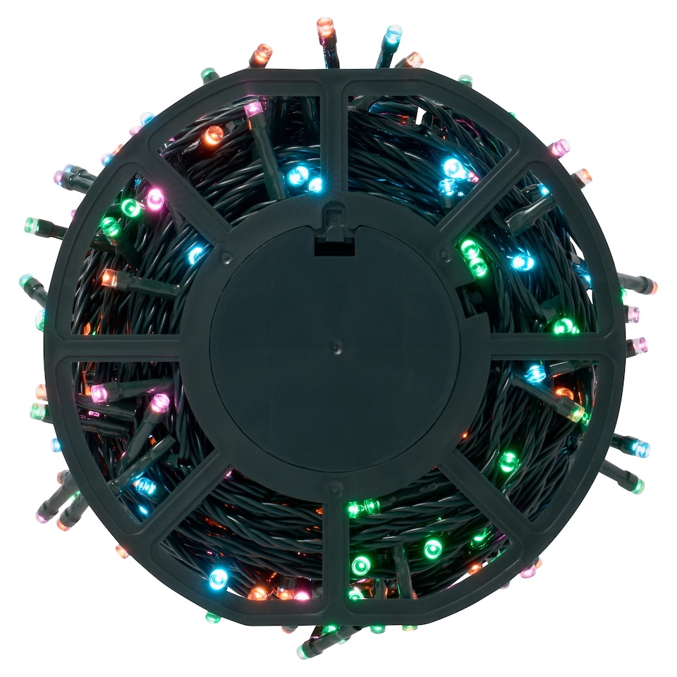 image 1 of Tesco 500 Multifunction Multicoloured LED Christmas Lights