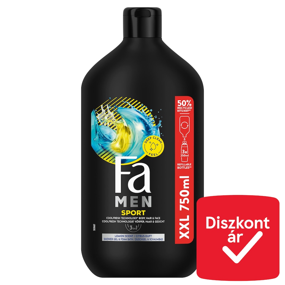 Fa Men Sport tusfürdő 750 ml