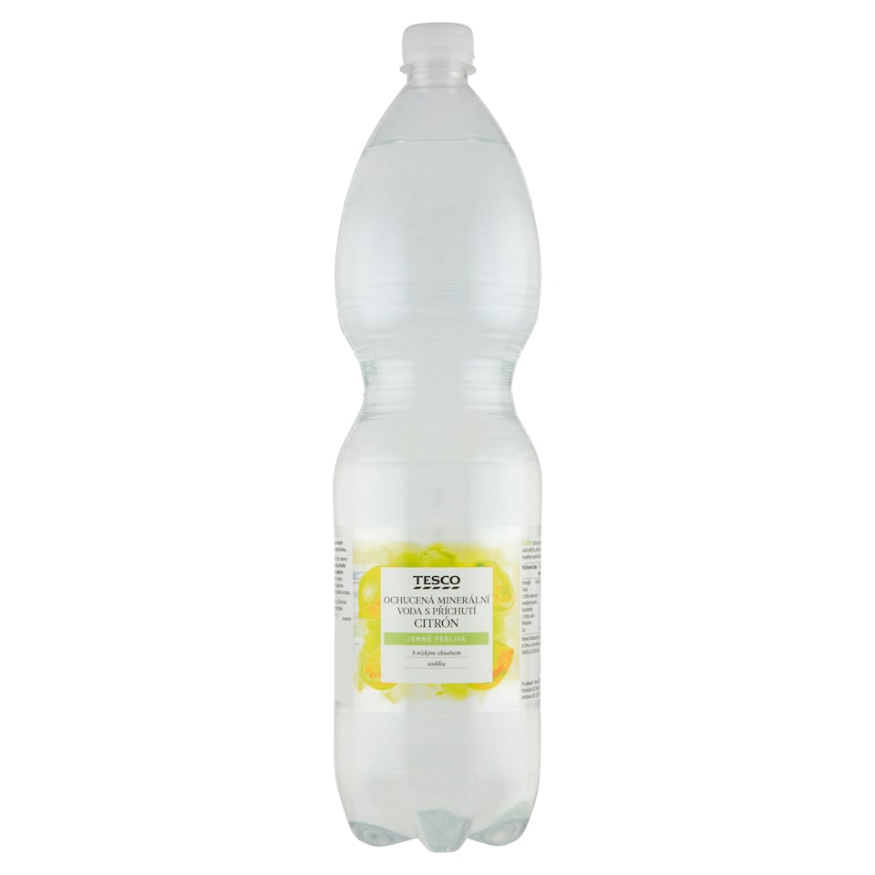 Tesco Flavored Mineral Water with Lemon Flavor 1.5L