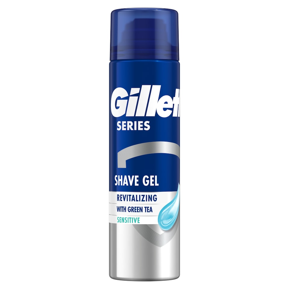 Gillette Series Revitalizáló Borotvazselé Zöld Teával, Férfiaknak, 200ml 1. kép