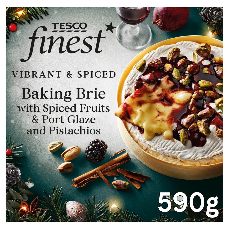 Finest Baking Brie with Winter Fruits & Port Glaze and Pistachios 590g