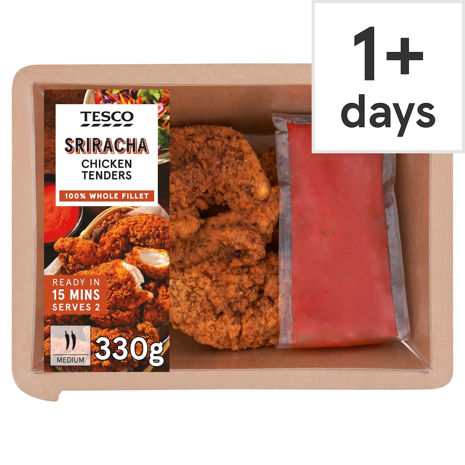 Tesco Siracha Chicken Tenders 330g