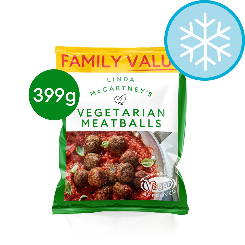Linda Mccartney Vegetarian Meatballs 399G Tesco Groceries