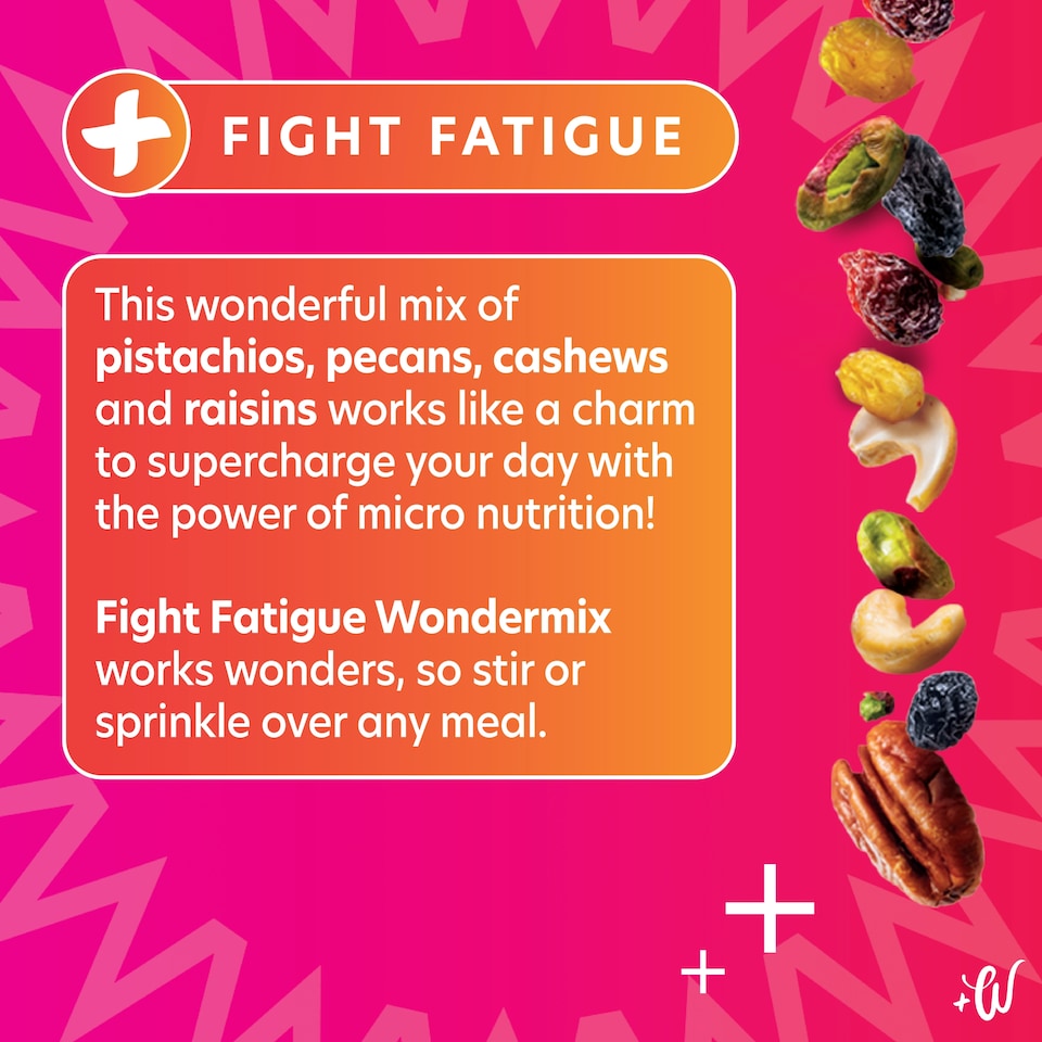 image 1 of Whitworths Wondermix Fight Fatigue Fruit and Nut 105G