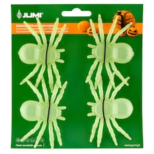 Jumi Spiders Fluorescent Decoration 4 pcs