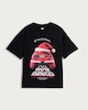 image 4 of F&F Boys Pure Cotton Festive Print T-Shirt in Black