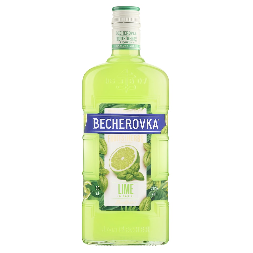Becherovka Likér s příchutí limetky a bazalky 50cl