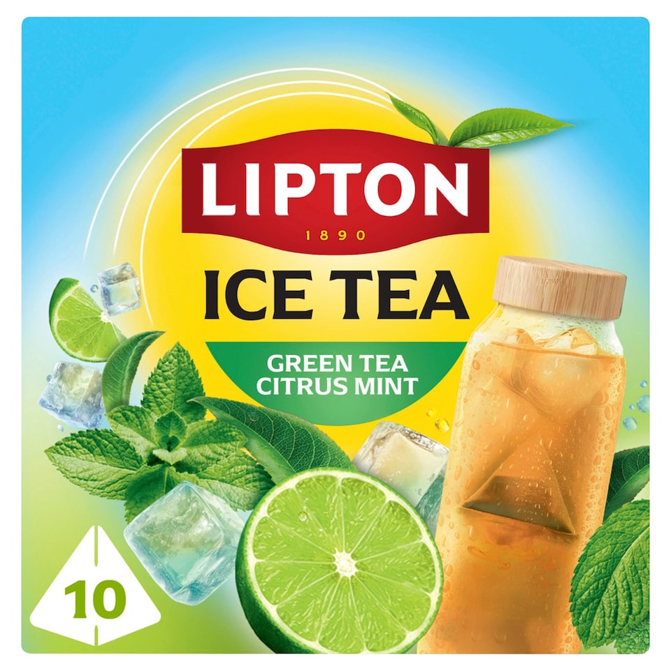 image 1 of LIPTON ICE TEA Green Tea Citrus Mint 10 Tea Bags 35G