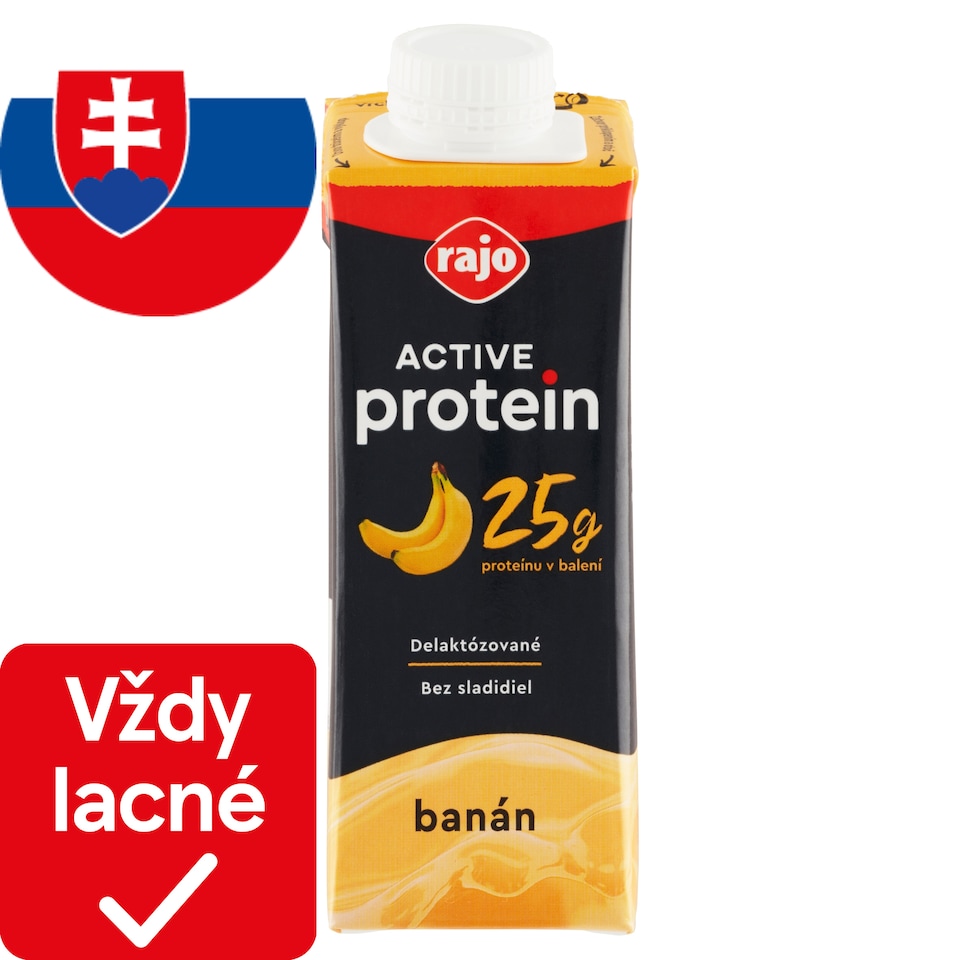 obrázok 1 z Rajo Active Protein Banán 250 ml