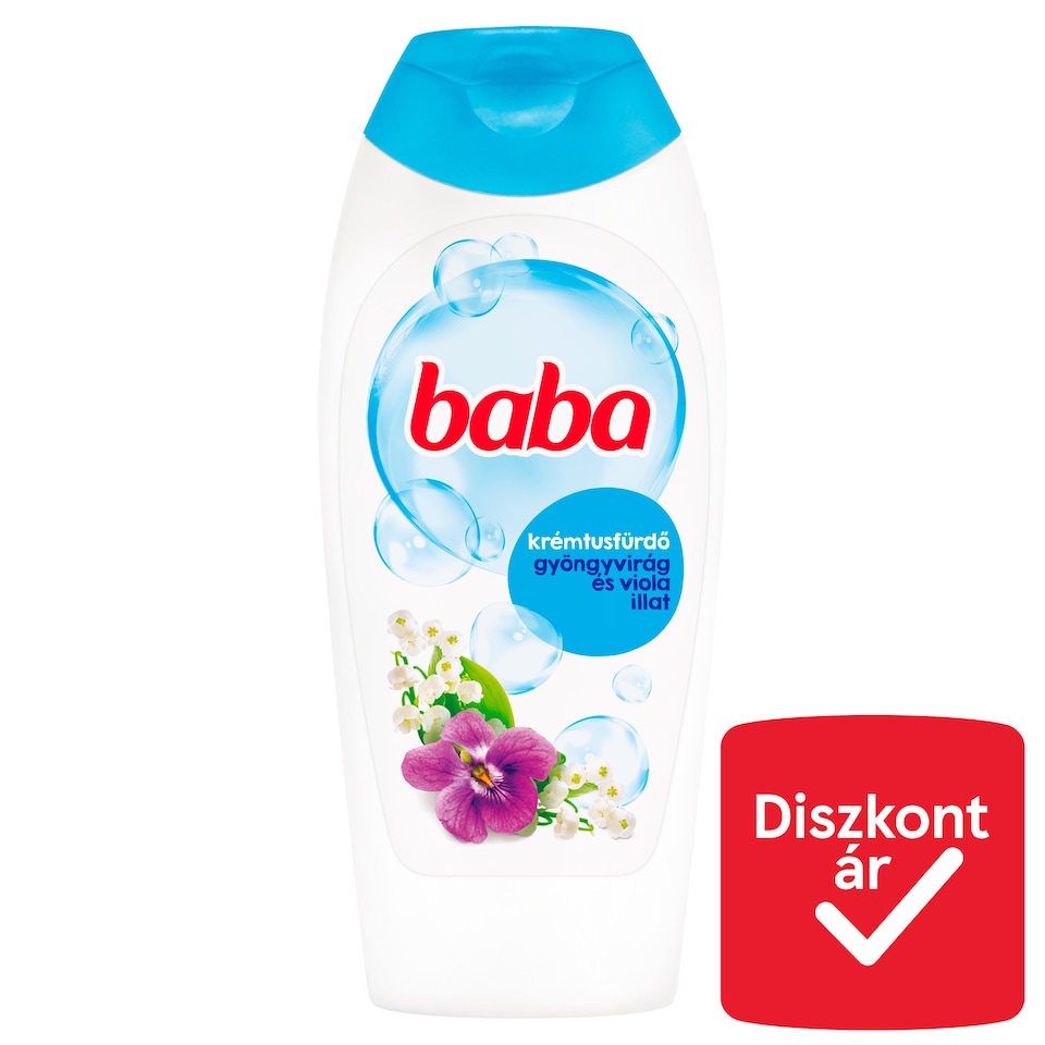 Baba Shower Cream with Lily of the Valley and Viola Scent 400 ml