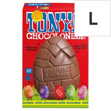 Tonys Chocolonely Milk Chocolate Easter Egg 242G