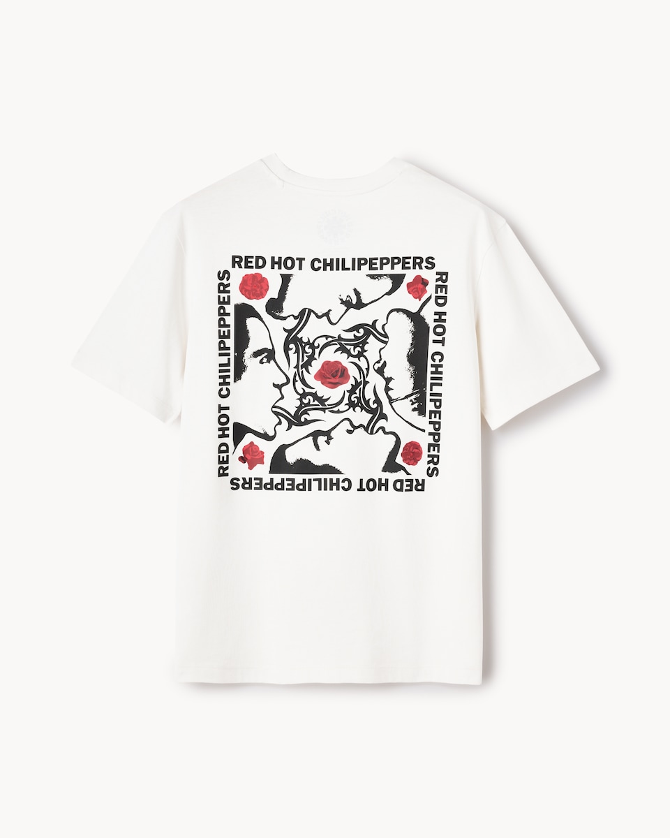 image 1 of Red Hot Chili Peppers Pure Cotton T-Shirt in White