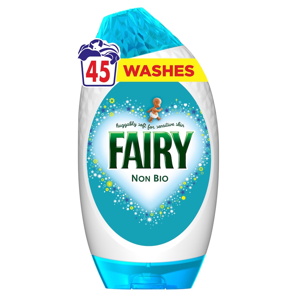 image 1 of Fairy Non Bio Washing Liquid Gel 45 Washes 1485ML