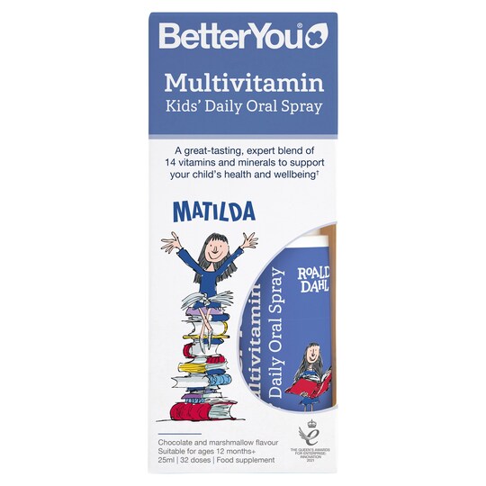 Better You Kids Multivitamins Daily Oral Spray 25Ml Tesco Groceries