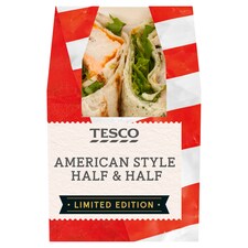 Tesco American Style Half & Half Wrap