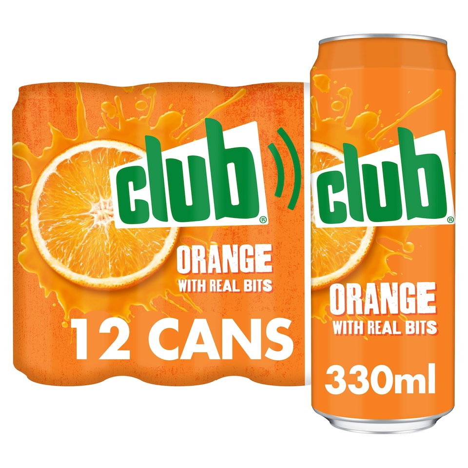 Club Orange 12 X 330Ml Can