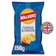 image 1 of Walkers Glorious Cheese & Onion Flavour Potato Crisps 150g
