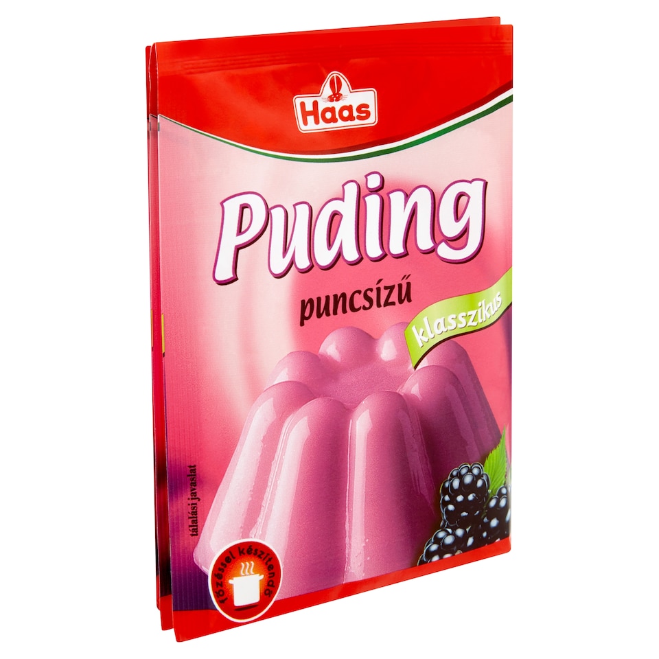 image 1 of Haas Klasszikus Punch Flavoured Pudding Powder 3 x 40 g