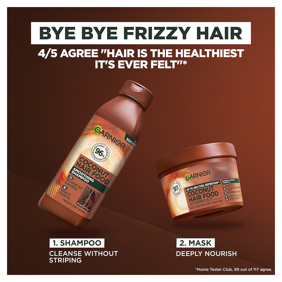 image 1 of Garnier Ultimate Blends Hair Food Coconut 3in1 Mask 400ml
