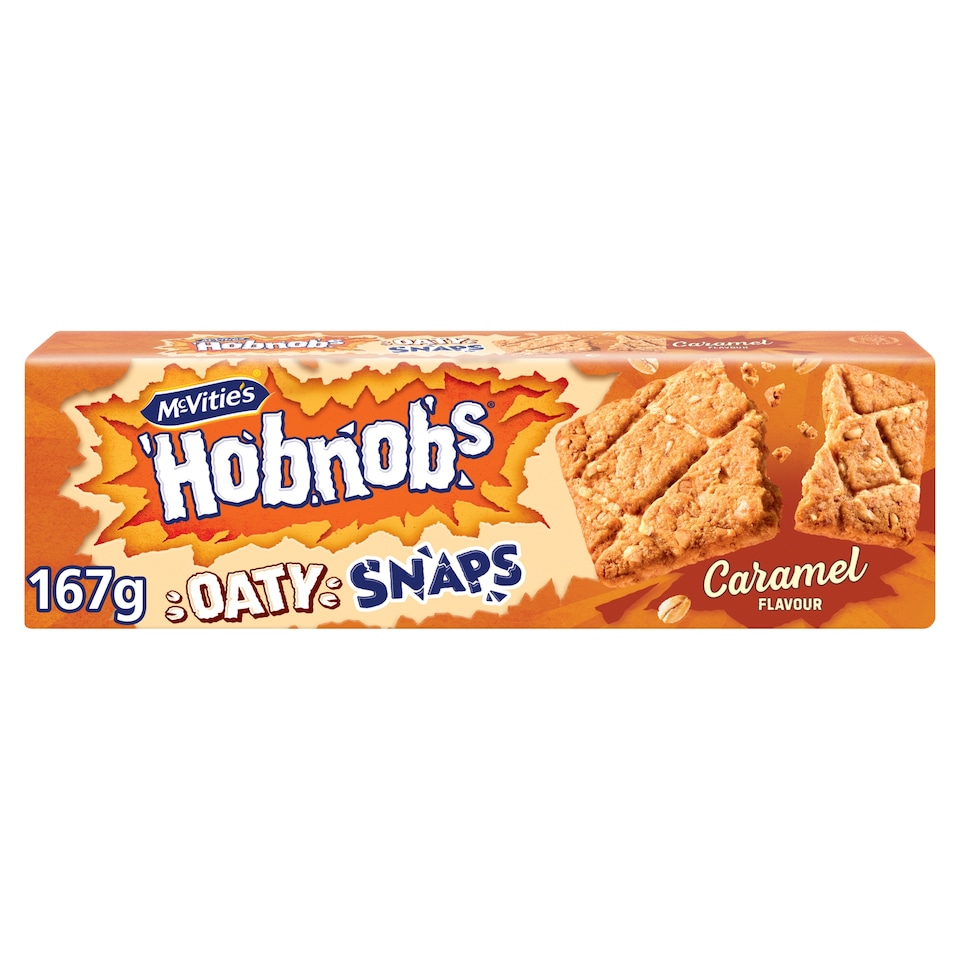 image 1 of McVitie's Hobnobs Oaty Snaps Caramel 167g