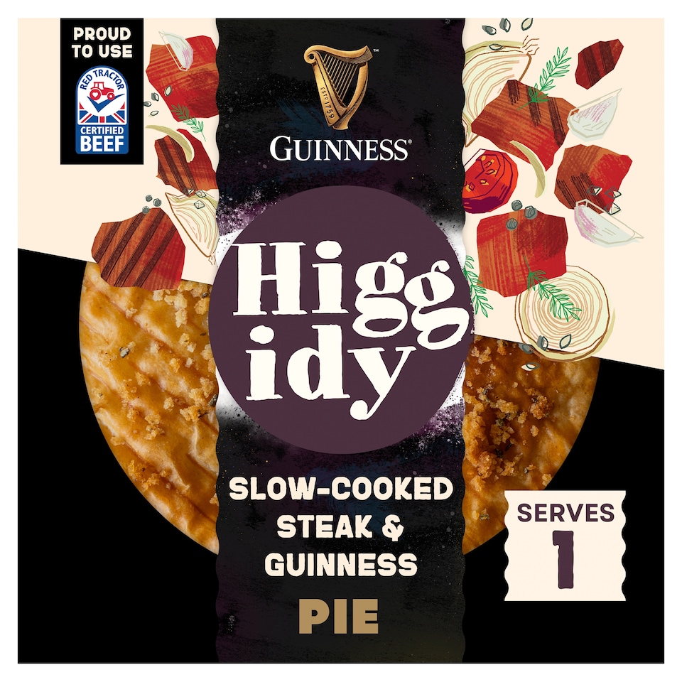 image 1 of Higgidy Slow-Cooked Steak & Guinness Pie 200g