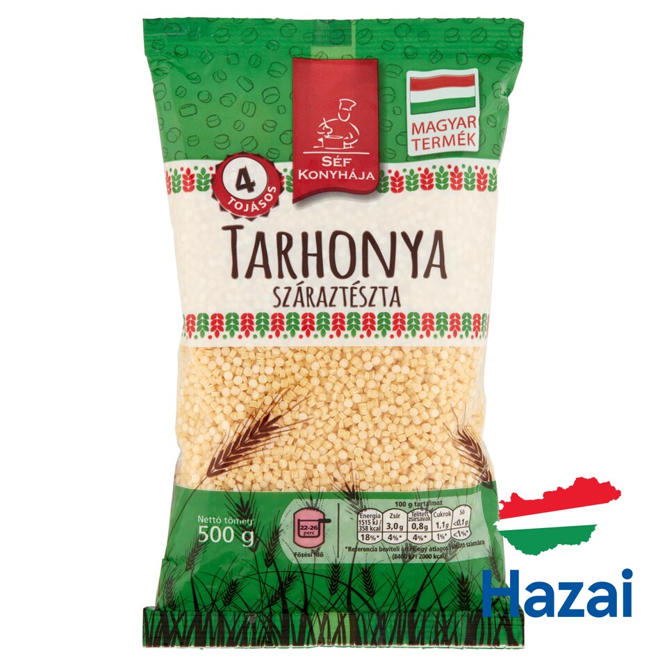 Séf Konyhája tarhonya 4 tojásos száraztészta 500 g