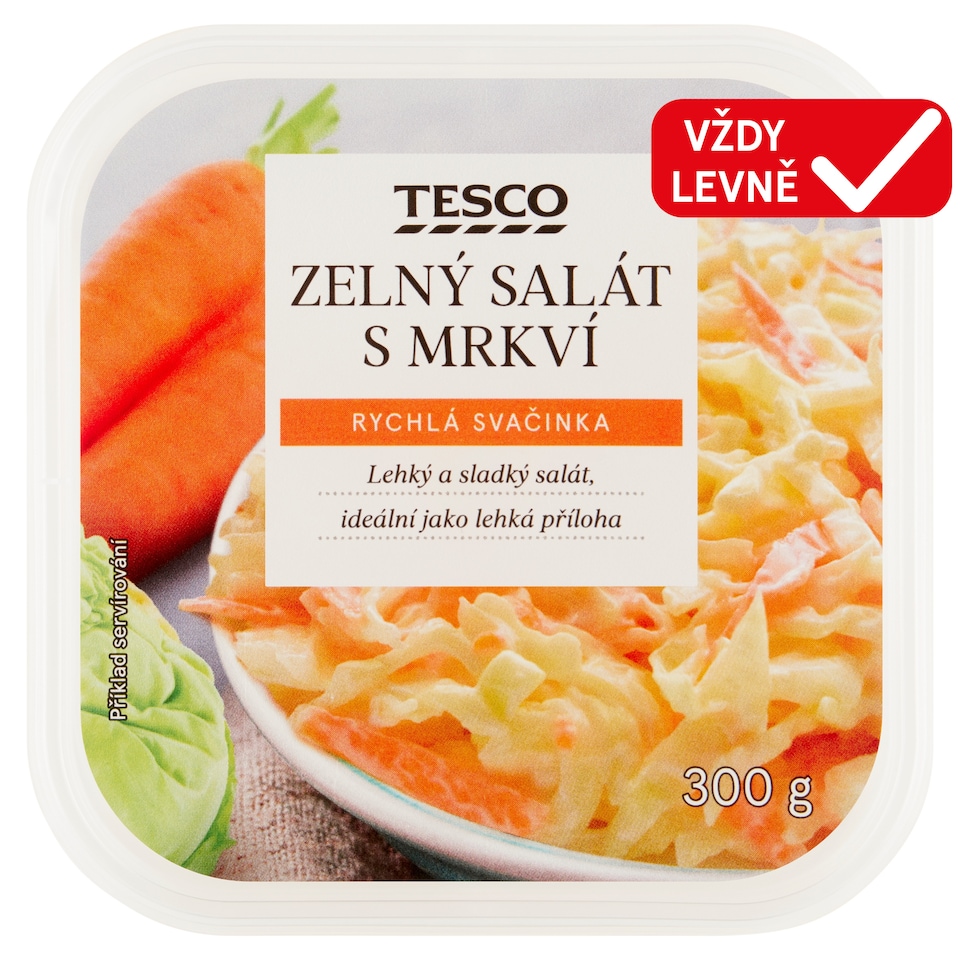 Tesco Cabbage Salad with Carrot 300g