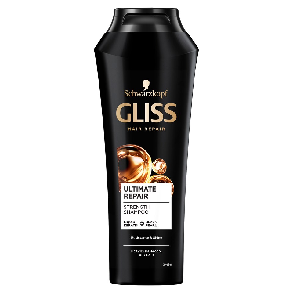 Gliss Ultimate Repair Strength Shampoo with Liquid Keratin & Pearl Serum 250 ml