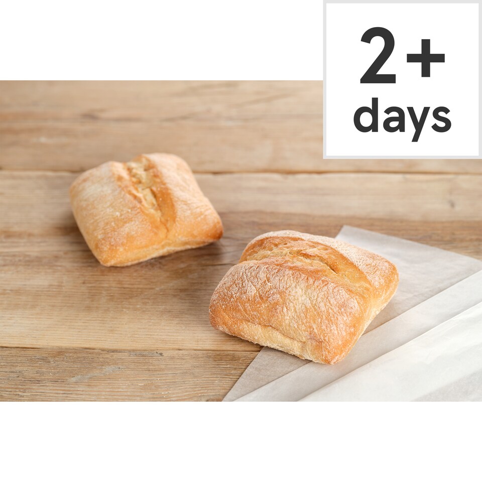 image 1 of Tesco Ciabatta Rolls 2 Pack