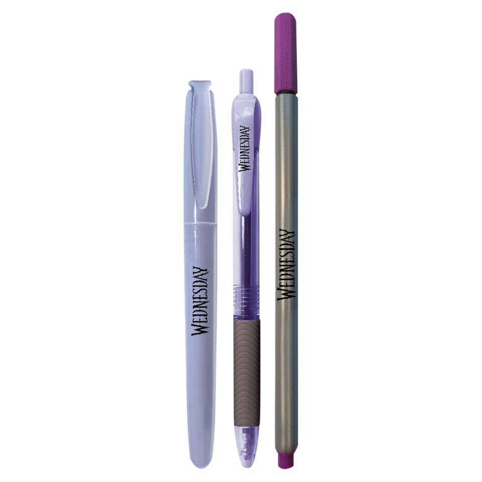 image 1 of Wednesday Stationery Set 3 pcs