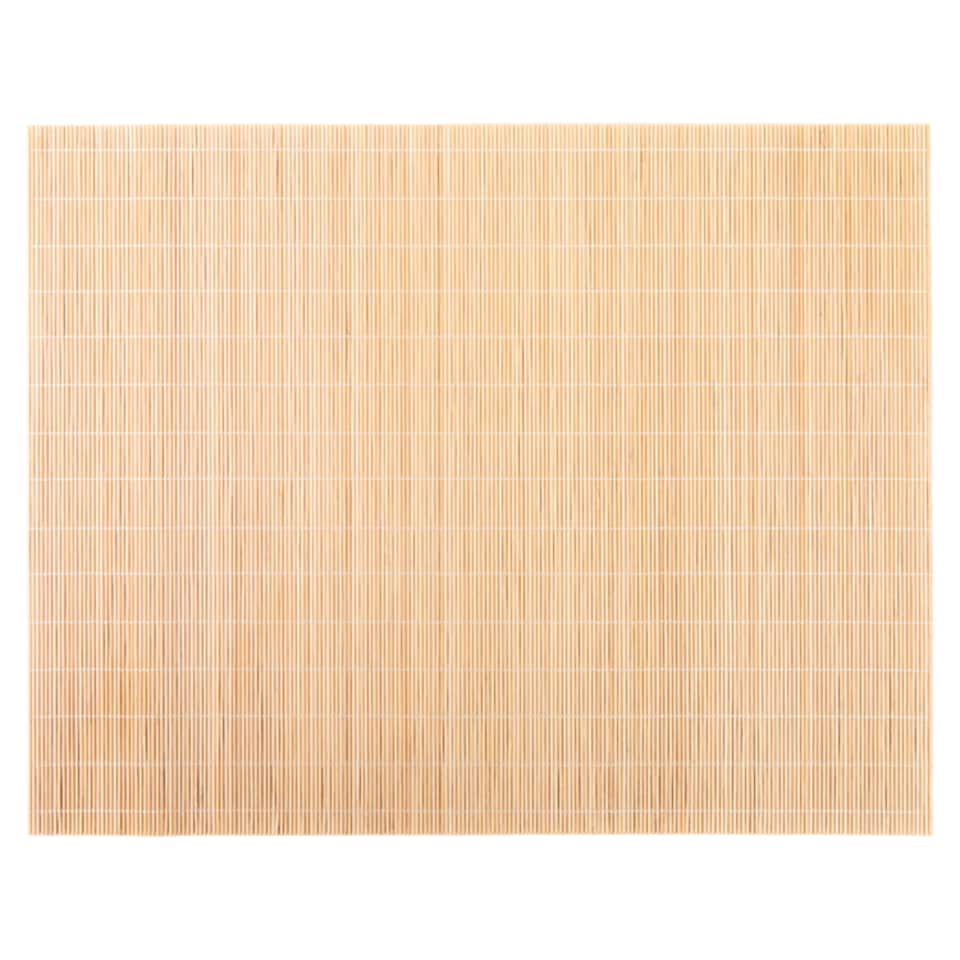 image 1 of Tesco Natural Bamboo Rolled Placemat 2 Pack