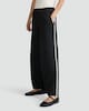 image 2 of F&F Side Stripe Wide Leg Trousers in Grey