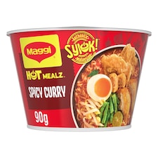 Maggi Hot Mealz Spicy Curry Flavour Noodles 90g