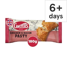 Ginsters Chicken & Bacon Pasty 180G