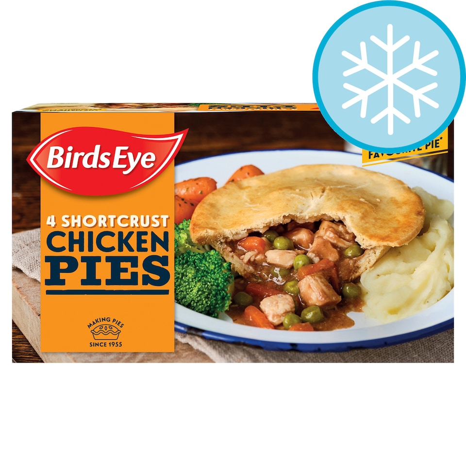 image 1 of Birds Eye 4 Shortcrust Chicken Pies 620G