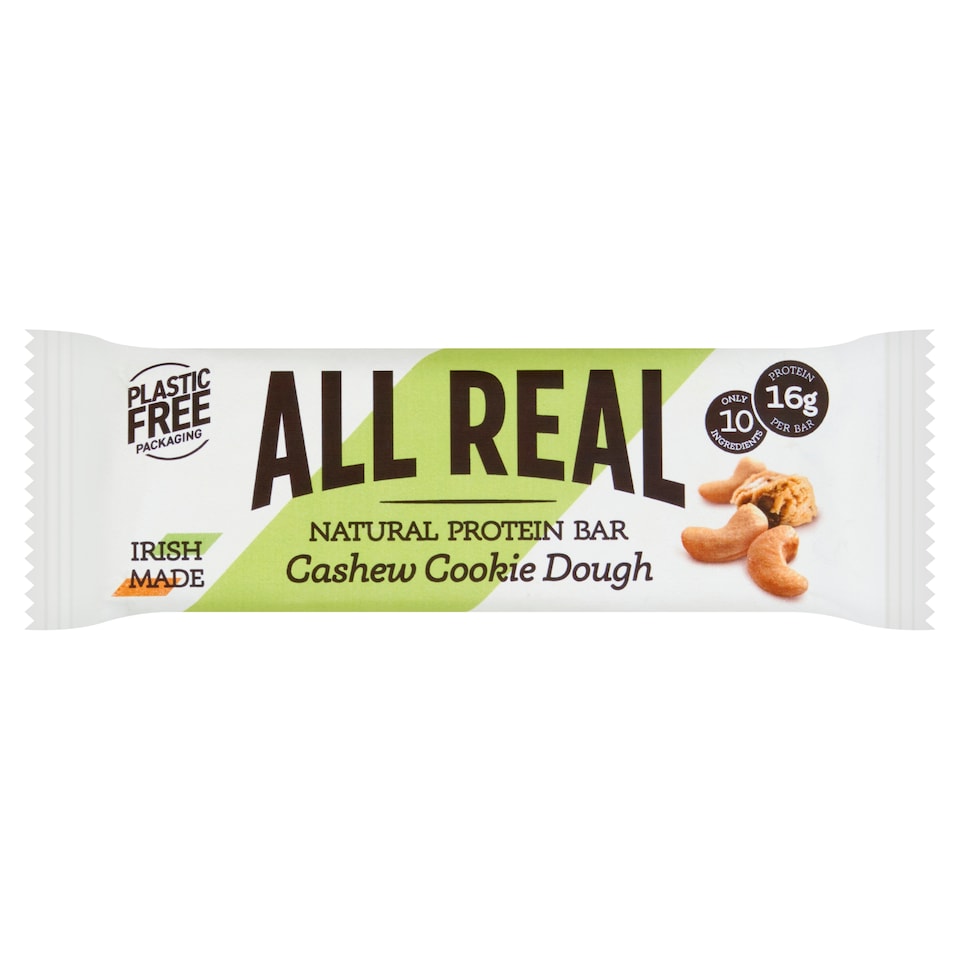 All Real Cashew Cookie Dough Natural Protein Bar 50g